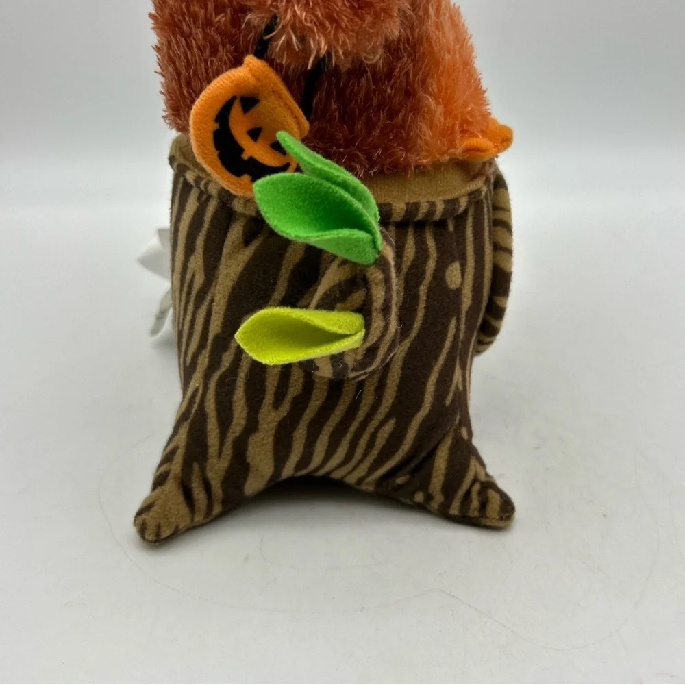 Hallmark Animated Owl Halloween Somebodys Watching Me 10” Plush Tree Stump
